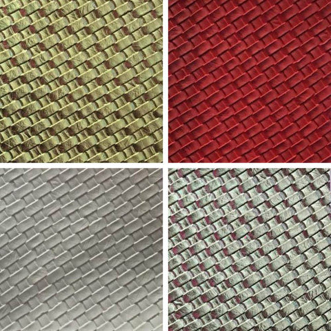 Basket  Weave Vinyl Fabric