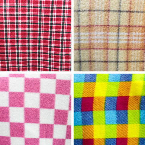 Plaid Fleece Print