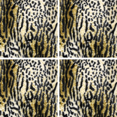 Velboa Faux Fake Fur Wild Cat Animal Short Pile Fabric