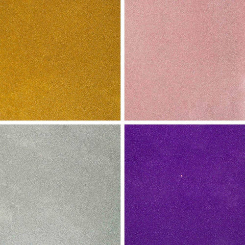 Glitter Sparkle Metallic Faux Fake Leather Vinyl Fabric / By The Roll