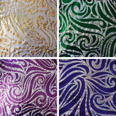 Mystique Swirls Spandex Fabric