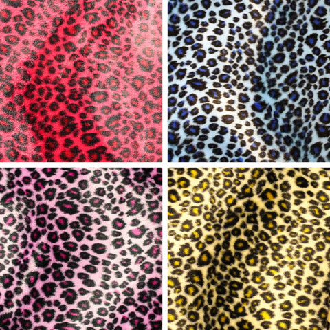 Velboa Faux Fake Fur Cheetah Animal Short Pile Fabric