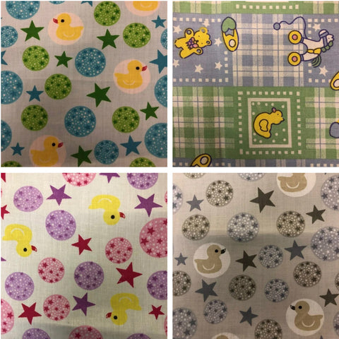 Rubber Ducky Poly Cotton Print Fabric