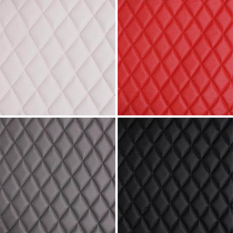 Grain Texture Quilted Vinyl Fabrics