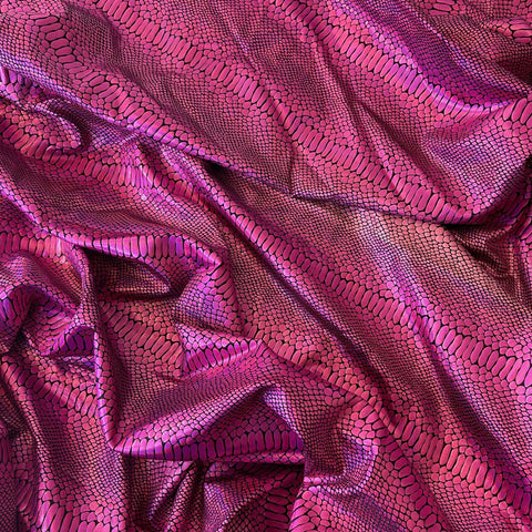 Viper Cobra Snake Skin Spandex Fabric