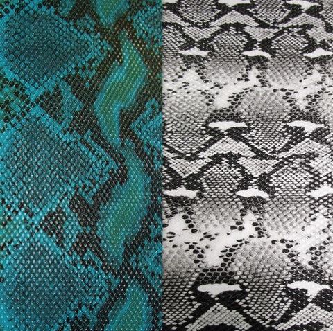 Faux Tribal Snake Skin Vinyl Fabric