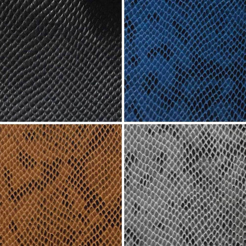 Matte Python Snake Skin Vinyl Fabric / By The Roll