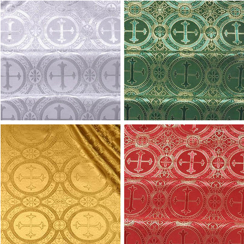 Cross Brocade Fabric