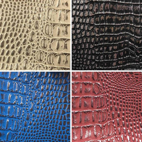 Two Tone Alligator Vinyl Fabric