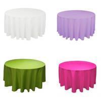 Polyester Round Tablecloth