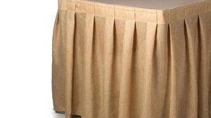 Burlap Table Skirt