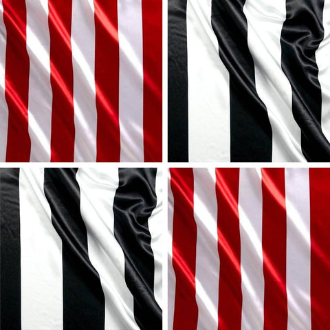 Stripe Satin Fabric