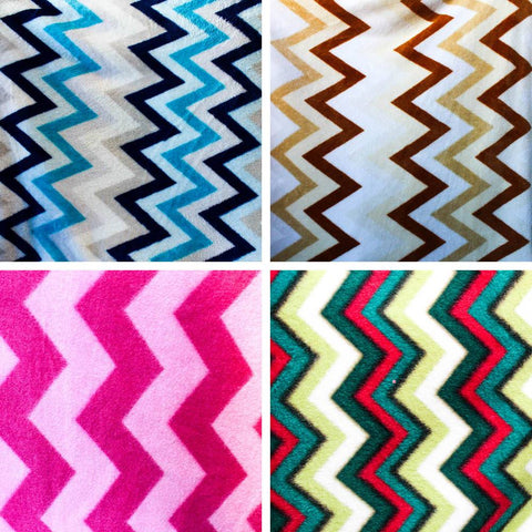 Chevron Fleece Print