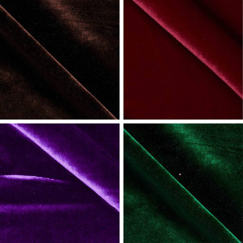 Velvet Stretch Fabric / By The Roll