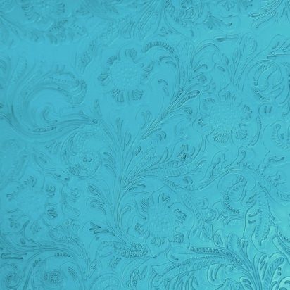 Western Floral Pu Leather Vinyl Fabric