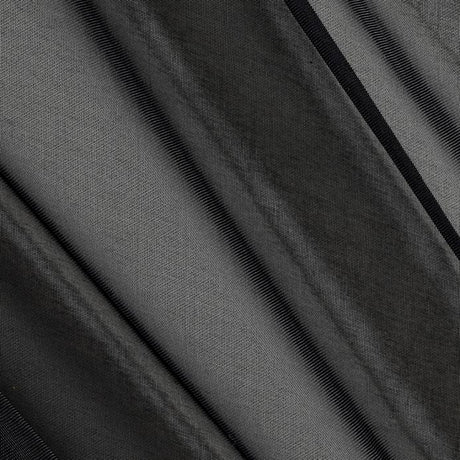 Black Sheer Voile Fabric 118" Wide