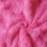 Hot Pink Rich Minky Stella Fabric