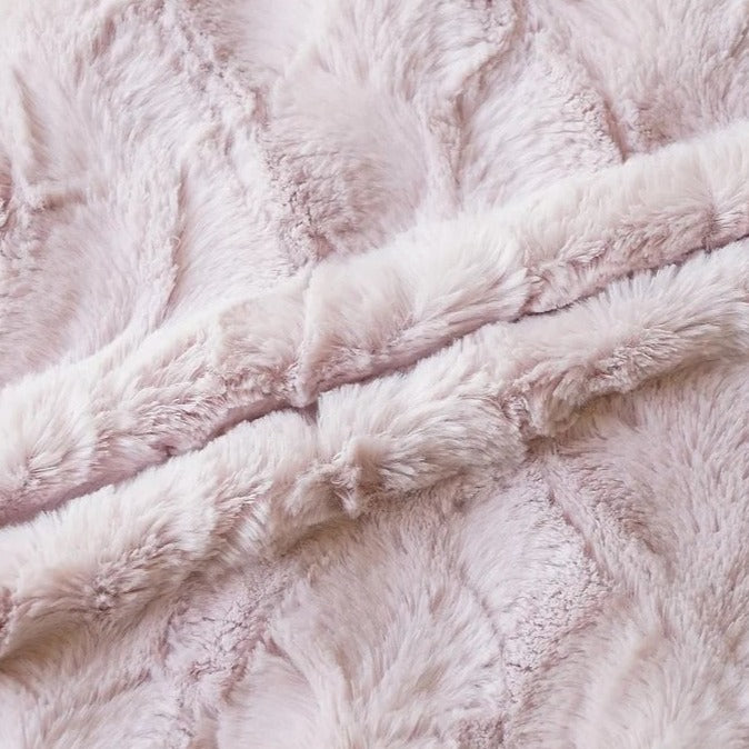 Pink Blush Rich Minky Stella Fabric