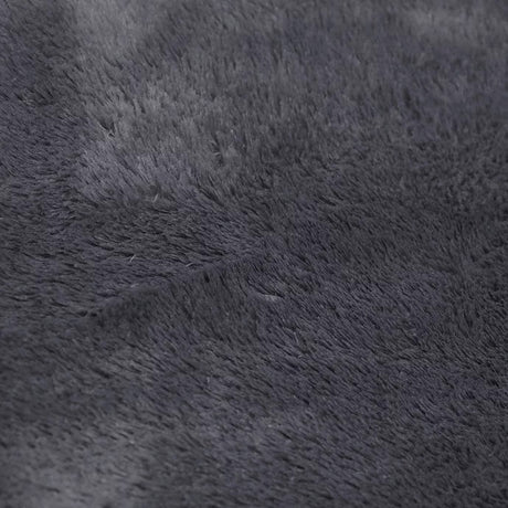 Charcoal Rich Minky Bear Fabric