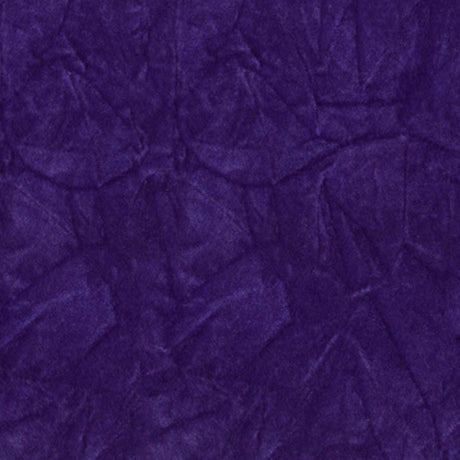 Purple Flocking Crushed Velvet Fabric / 50 Yards Roll