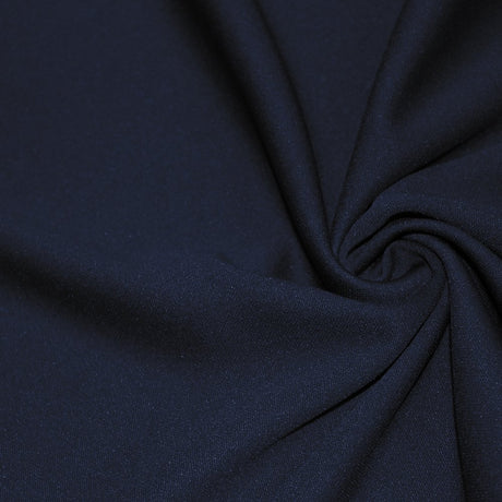 Navy Scuba Double Knit Fabric