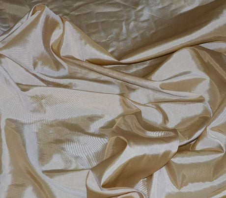 Champagne Taffeta Solid Fabric