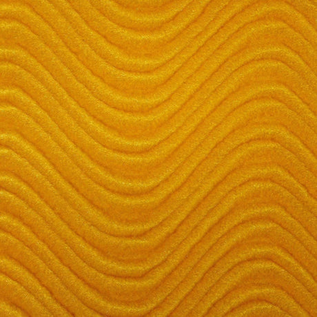 Gold Wave Swirl Flocking Velvet Fabric