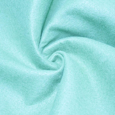 Aqua solid Acrylic Felt Fabric / 20 Yards Roll