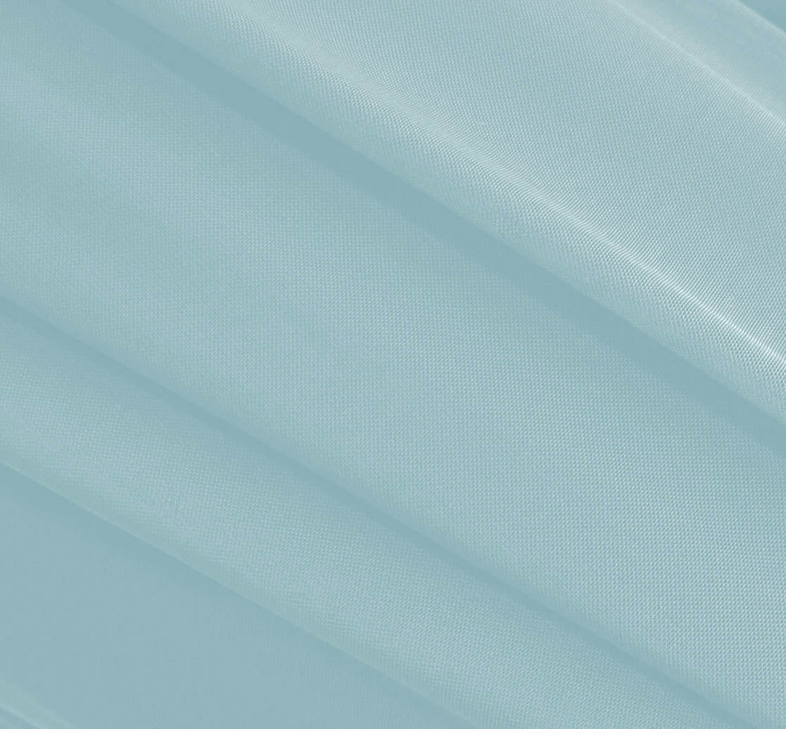 Baby Blue Stretch Mesh Fabric