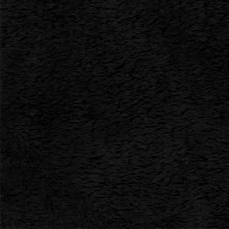 Black Solid Minky Fabric