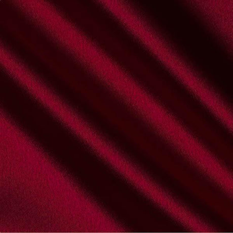 Burgundy Crepe Back Satin Fabric / 50 Yards Roll