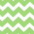 Chevron Lime and White Poly Cotton Fabric