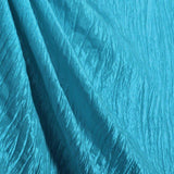 Teal Crushed Taffeta Fabric / 50 Yards Roll