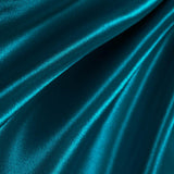 Dark Teal Poly Satin Fabric / 50 Yards Roll