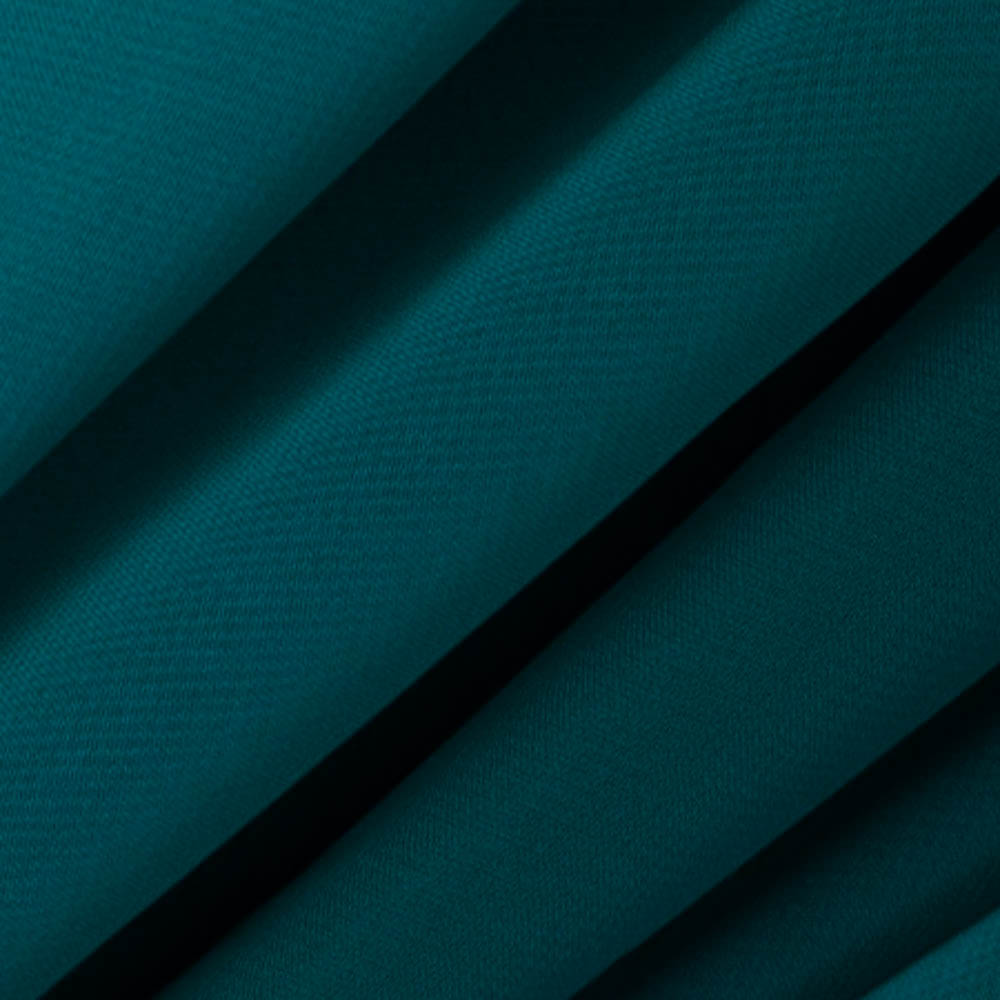 Dark Teal Chiffon Fabric