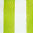 Lime White Stripe Canvas Waterproof Outdoor Fabric