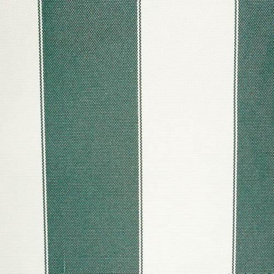 Hunter Green Stripe Canvas Waterproof Outdoor Fabric / 60 Yards Roll