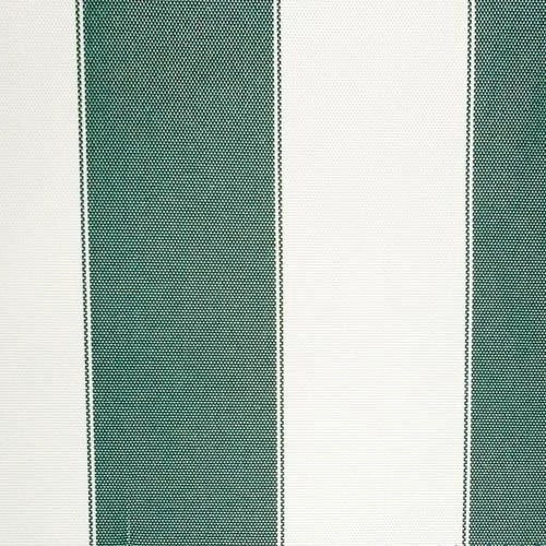 Hunter Green Stripe Canvas Waterproof Outdoor Fabric