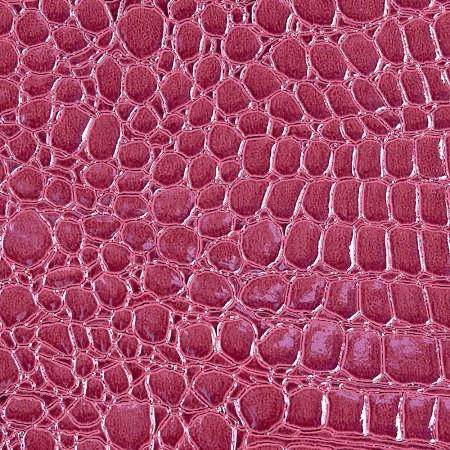 Dark Pink Vinyl Crocodile, 55" Inches Wide