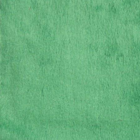 Green Velboa Fur Solid Short Pile / 50 Yards Roll