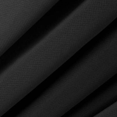 Black Chiffon Fabric / 50 Yards Roll