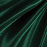 Hunter Green Poly Satin Fabric