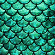 Green Mystic Mermaid Hologram Fish Scale Stretch Spandex 