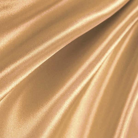 Khaki Bridal Satin Fabric / 50 Yards Roll