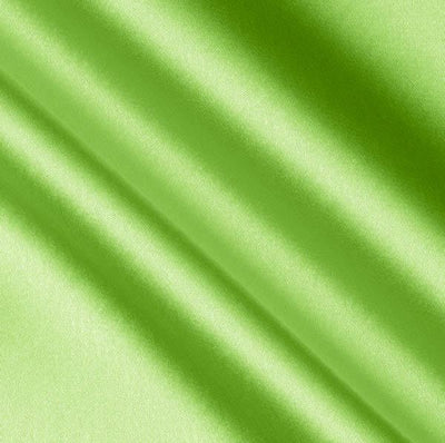 Lime Crepe Back Satin Fabric / 50 Yards Roll