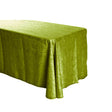 Lime Crinkle Crushed Taffeta Rectangular Tablecloth 90 x 132"