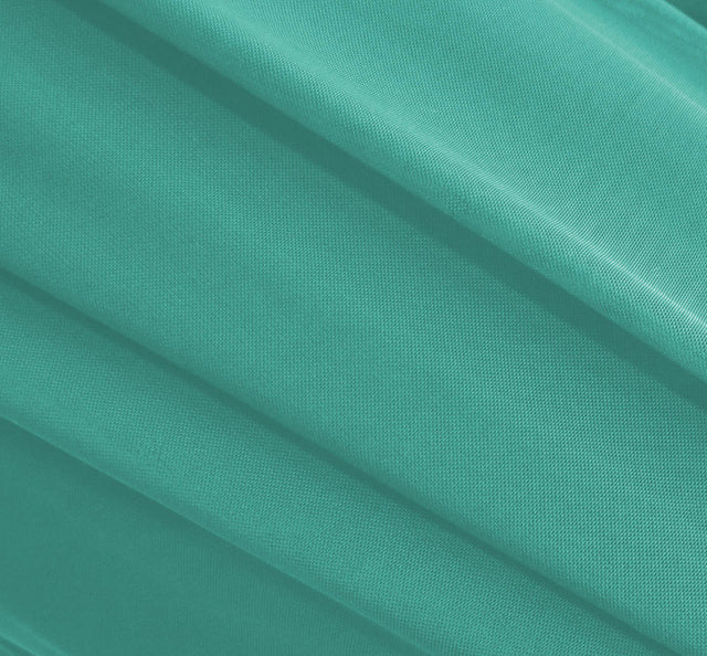 Light Turquoise Stretch Mesh Fabric