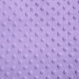 Lilac Minky Dimple Dot Fabric