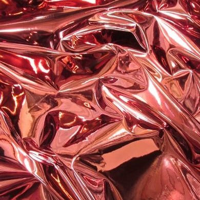 Maroon Mirror Reflective Vinyl Fabric