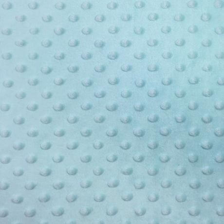 Icy Blue Minky Dimple Dot Fabric